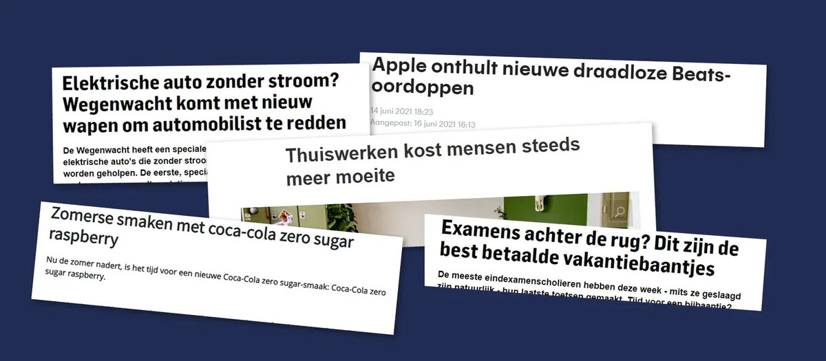 koppen uit de pers